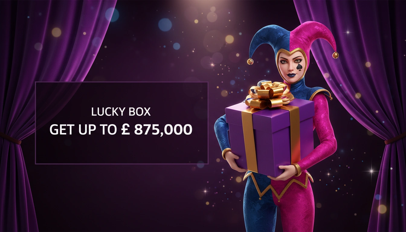 banner for the Slotlair Casino lucky box bonus